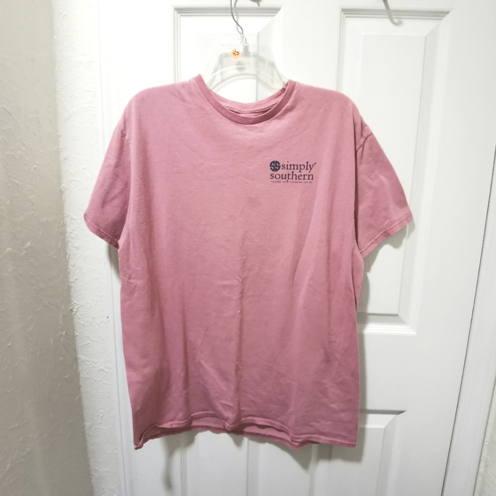 2/$15 Simply Southern womens t-shirt size L